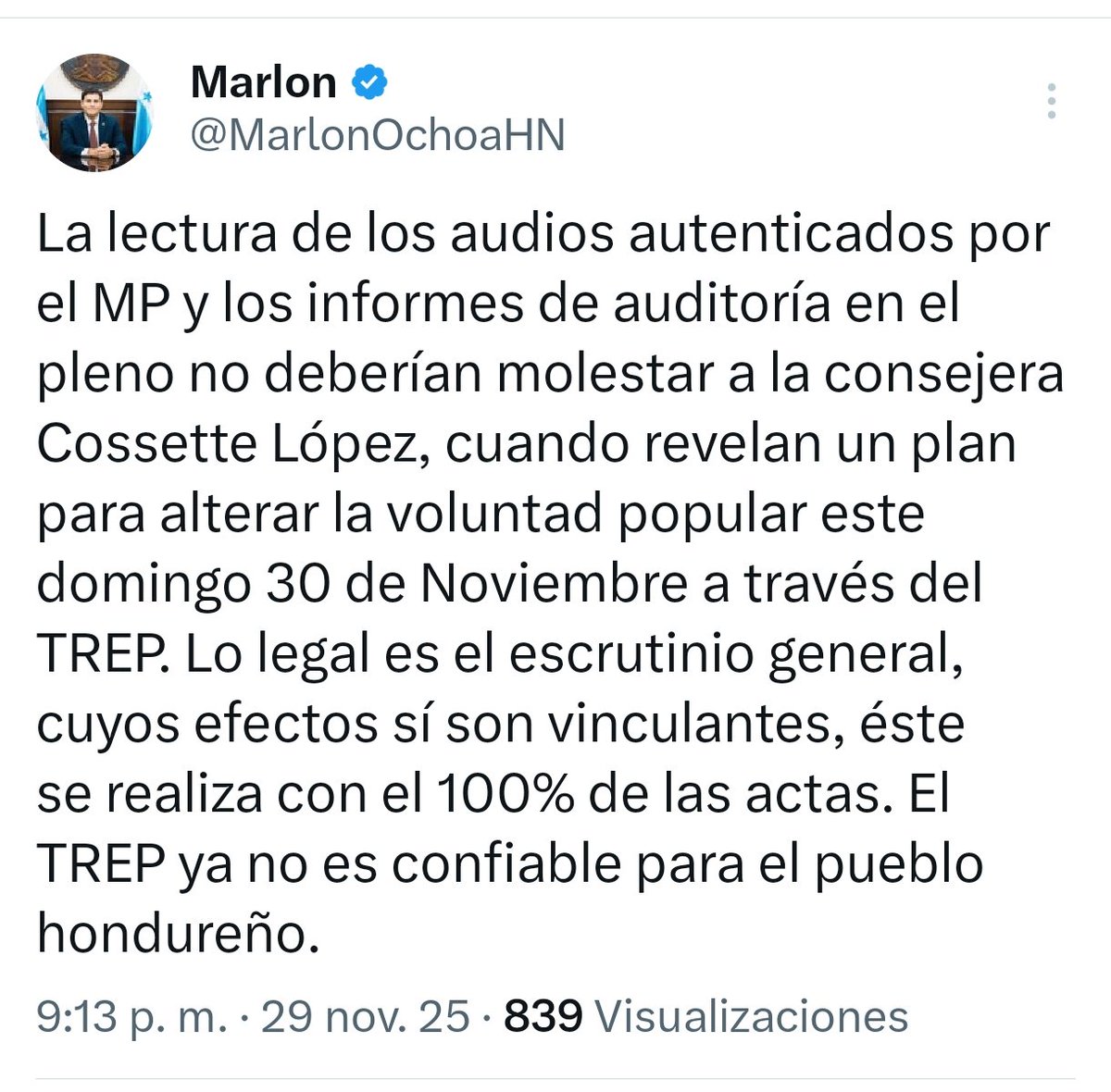MrPoderhn's tweet image. Marlon esta en lo correcto cuando dice esto, Rixi Presidenta