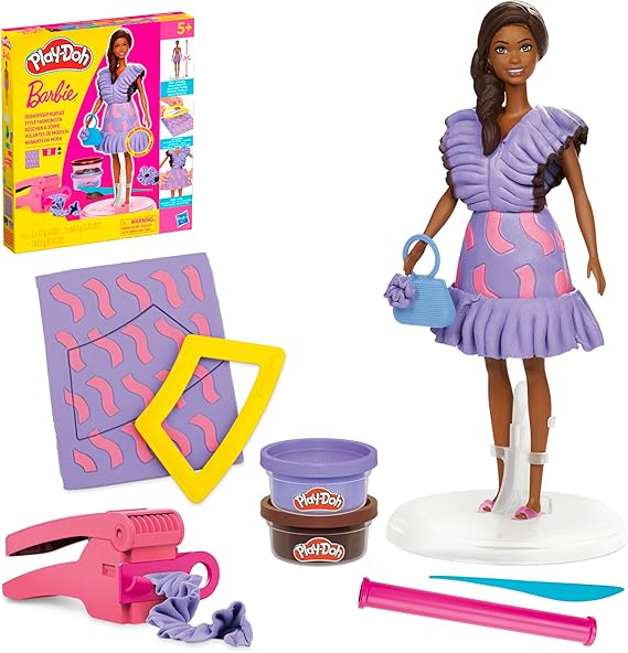 DFdeals18's tweet image. Play-Doh Barbie Fashionista Ruffles Set, Make Doll Clothes with Modeling for $5.64

sovrn.co/qnz3vkj

#Modeling