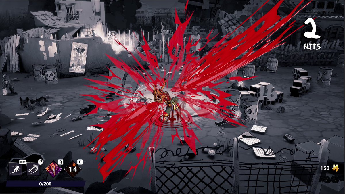 <a href="/VideoGameCream/">Video Game Cream | Indie Game News</a> Bloody Saturday 

store.steampowered.com/app/3764970/Me…

#screenshotsaturday #mexicanninja