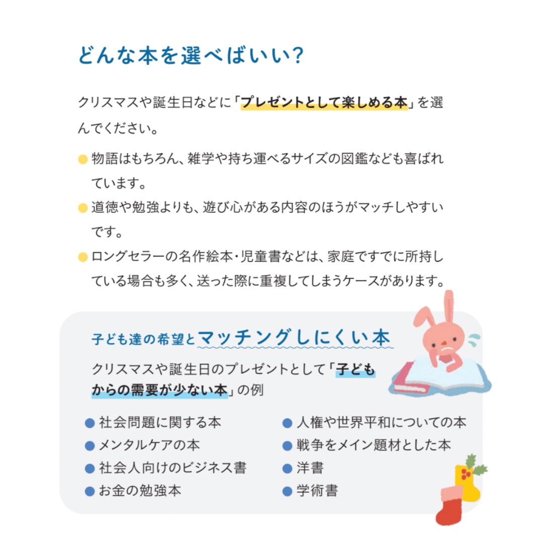 charitysanta14's tweet image. #ブックサンタ2025 #現場の声 本選びのヒントを紹介✨

いつも温かいご支援をありがとうございます！🙏

これからご寄付を検討してくださる皆さまへ、現場スタッフから届いた声をもとに、不足しがちなジャンルの本をご紹介させてください📚🎅…