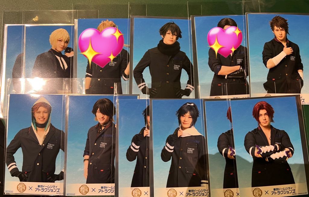 【交換】東京ドームシティ  ミュージカル刀剣乱舞  フード  ドリンク特典  ブロマイド

譲:髭切2、水心子、陸奥守、岩融、長曽祢、安定2、蜻蛉切2

求:村雲(決まり次第長谷部)or400円

本日11/30にTDCにてお手渡し可能です。よろしくお願い致します。