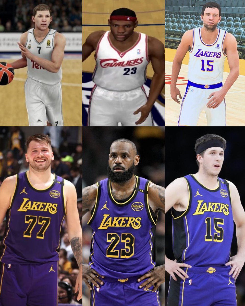 The Lakers Big 3's 1st NBA2K appearance 