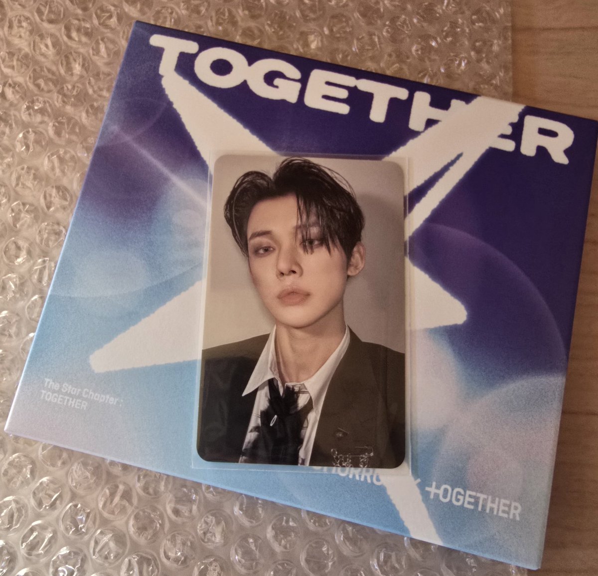 yucomjapan's tweet photo. TXT
THE STAR CHAPTER:TOGETHER 
アルバム solo ソロ交換 

譲）ヨンジュン
求）テヒョン

郵送、大阪府内手渡し
どちらでも大丈夫です！！
お気軽にお声掛けくださいませ。
よろしくお願い致します🙇

#TXT交換 https://t.co/1rNqzsIBlT