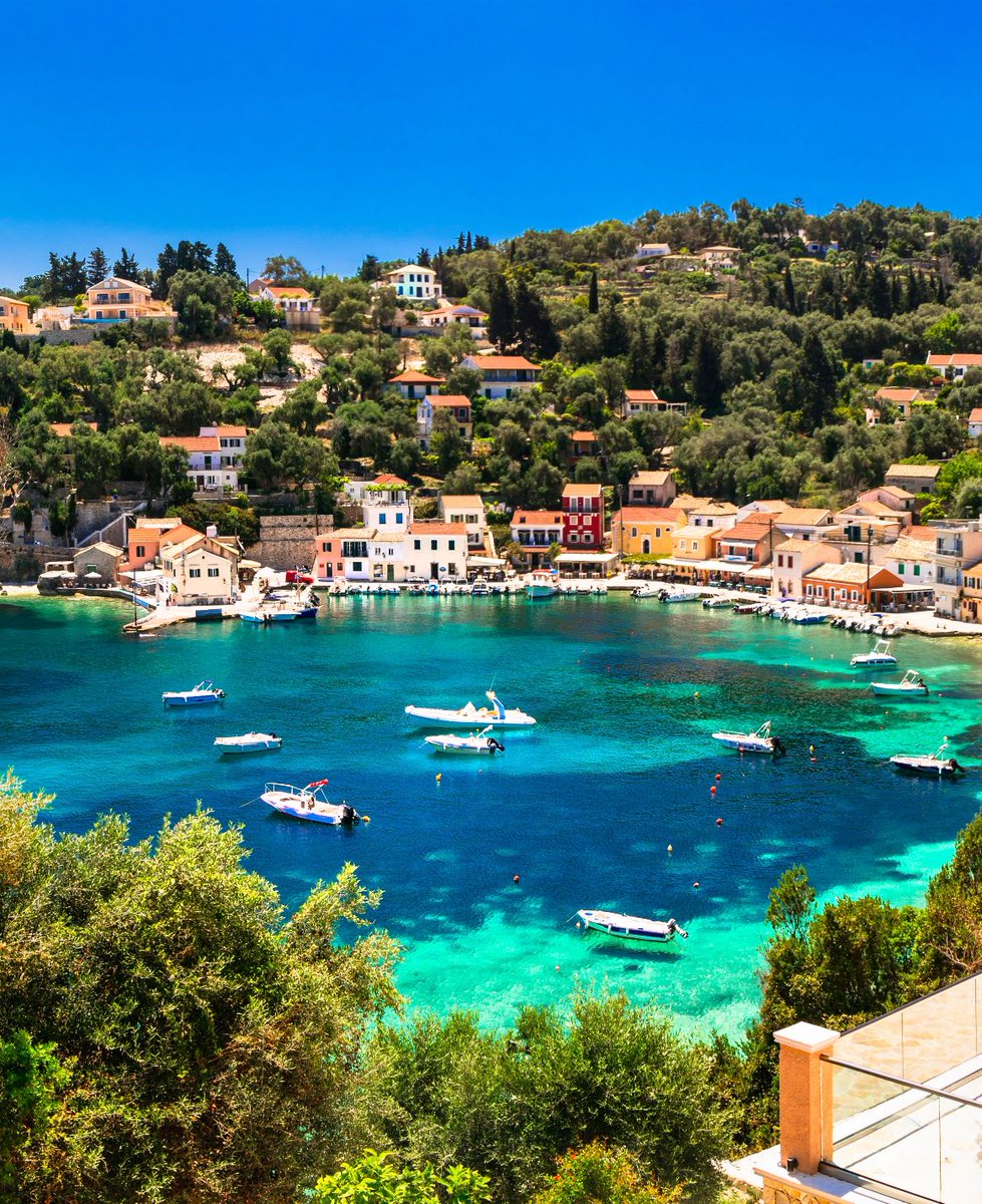 SoEarthen's tweet image. Loggos Village, Paxos Island, Greece  #IonianIslands #Tranquil