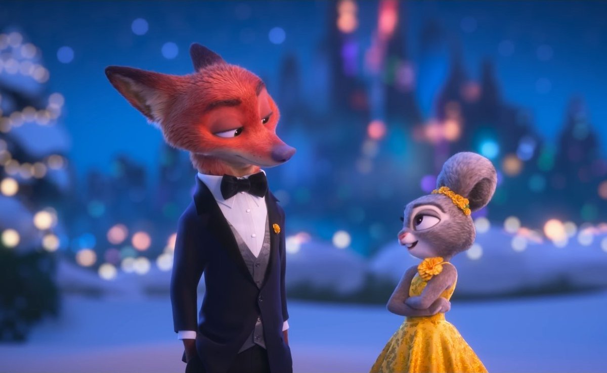 닉주디가 생각하는 이상적 언더커버에 대한 개념이 비슷한 듯 미묘하게 다른 게 너무 웃김ㅋㅋㅋ
일단 둘 다 커플(동반자) 행세하는 거까진 무난히 합의 본 거 같은데

닉: 애딸린 신혼 부부
주디: 파티 파트너

아무래도 닉이 8살 연상이니까 낭만보다 현실적 접근(결혼)에 관심이 많은지도?ㅋㅋㅋ