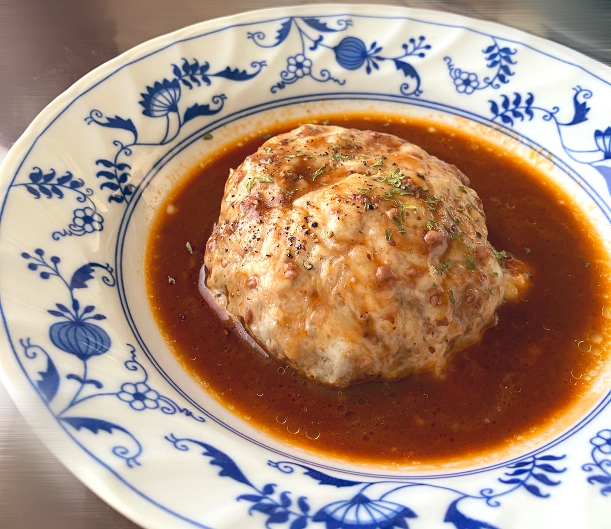 いつもと違うやり方でハンバーグ作ってみたけど美味しかった♡