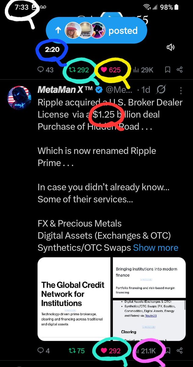 DeanDavis33's tweet photo. @MetaMan Timeline Visit 🦋 
For Full Decipher 🐇 
#WhatAreTheOdds 🪽
#TwoNineTwo 2️⃣9️⃣2️⃣🪞 https://t.co/YpQfAiZmF8