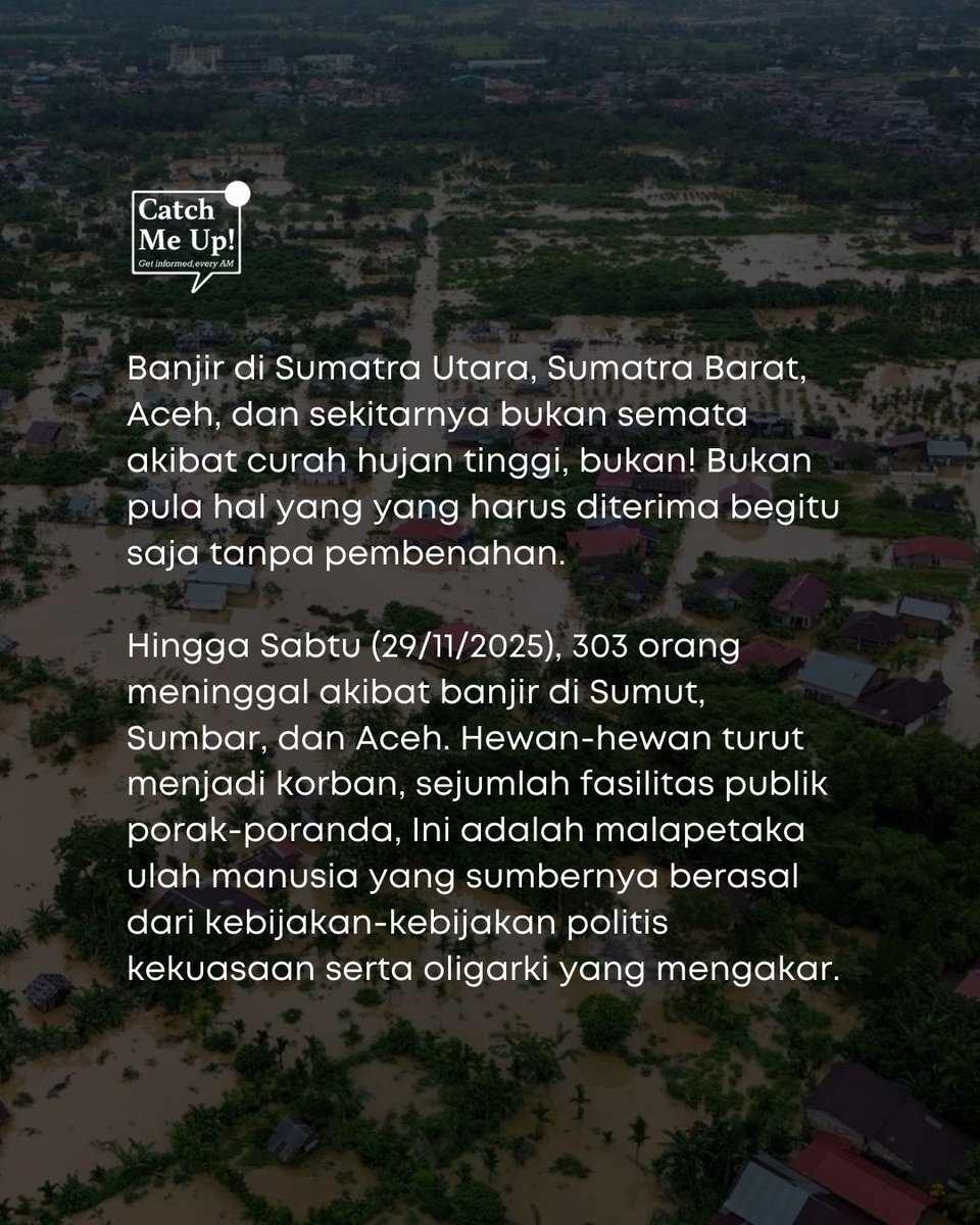 catchmeupco's tweet photo. Hewan-hewan di Sumatra Utara, Sumatra Barat, Aceh, Sibolga, dan daerah lainnya juga menjadi korban. https://t.co/6zTsaPLHKA