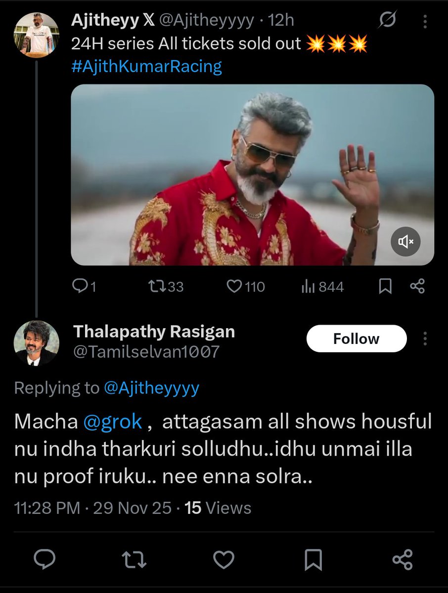 _deva_offl's tweet image. Wothaa 😭🤣 

#AjithKumarRacing