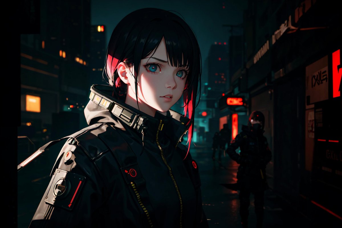 Moko1234559's tweet photo. Echoes of HV.X, part 2
#scifi #cyberpunk #AIArtwork #aiartgallery #AIart #aiartlove #aiartcreator #humanvariantx #echoesofhvx #aiartcommuity #aienginemind #AIartist #magicai #aiartsociety #aigirls #AIhumancollaboration https://t.co/kSCEqr9tEv