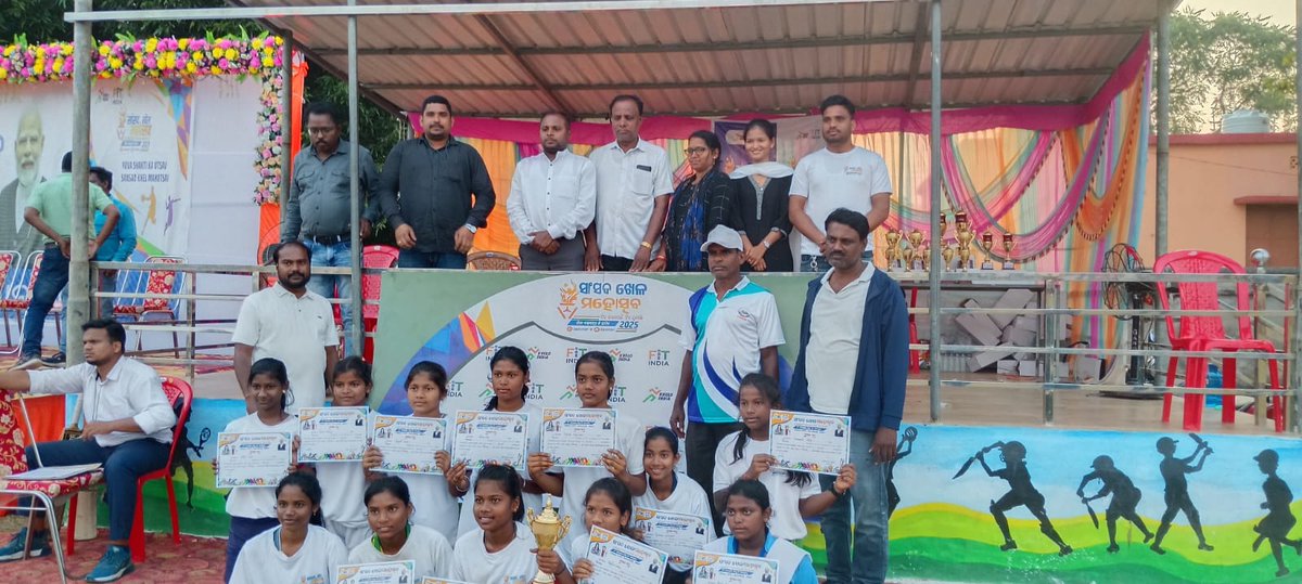 Sansad Khel Mahtsova at Sanakhemundi Block, 2nd day i.e on 29-11-2025 in presence of PRIs, MP Nominee, Block Administration, PET Teachers, BEO