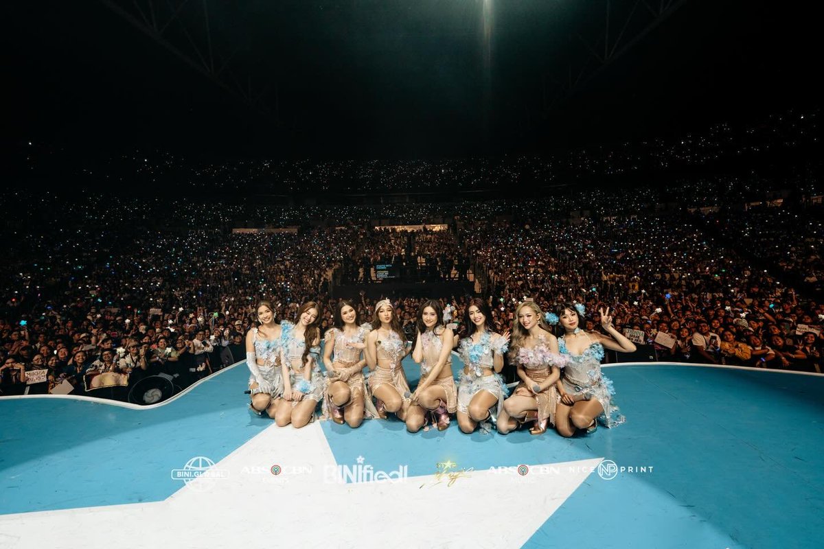 The nation's girl group has delivered another incredible concert! Congratulations, <a href="/BINI_ph/">BINI_PH</a>! 👏✨ Still hungover from BINIfied, Blooms? 🌸

Photo from Star Magic / Nice Print Photography. #NBSxBINI #BINI #PaskongDeserveMo #SulitGifts #NationalBookStore