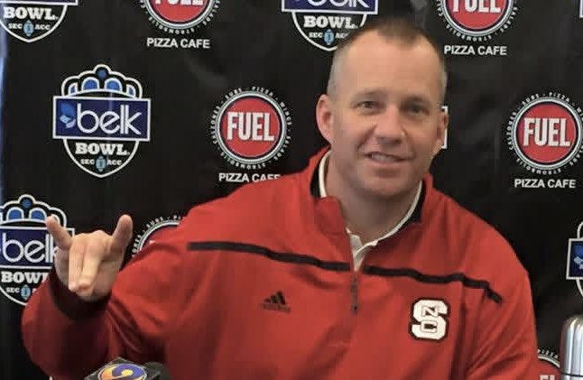 Three NC State coaches have now won five straight games against North Carolina in their tenure with the Wolfpack:

1. Dick Sheridan
2. Tom O’Brien
3. Dave Doeren