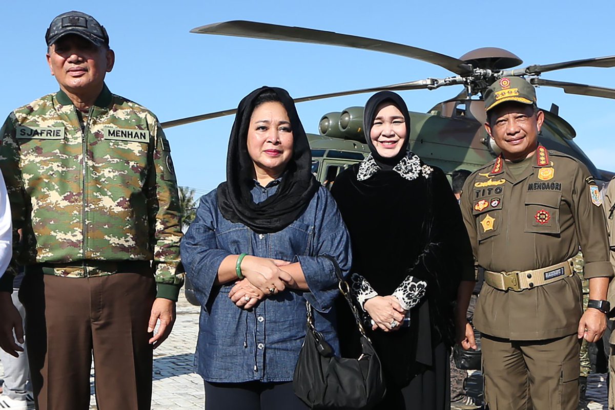Menteri Pertahanan RI, Sjafrie Sjamsoeddin, Mendagri Tito Karnavian, Komisi IV DPRRI Titiek Soeharto dan Didit Djojohadikusumo ke Aceh pantau langsung kondisi paska Bencana Banjir 🌀 Cyclone Senyar . Skala kerusakan sangat luas dari kerusakan  infrastruktur sampai kondisi sosial