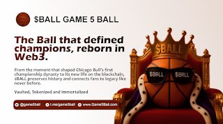 marxybliss's tweet image. Once sealed behind glass, the 1991 championship ball is now yours to own .

Game 5 BALL brings sports history on-chain  own digital relics, play tap-to-earn, earn tokens, be part of the legacy.

The legend is now in your hands.
👉 game5ball.com

#Tokenization #Sports…