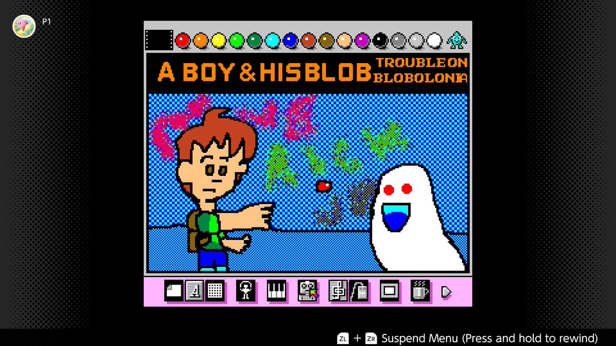 TweeterNicholas's tweet image. An underrated classic.
#MarioPaint #ABoyAndHisBlob #FanArt