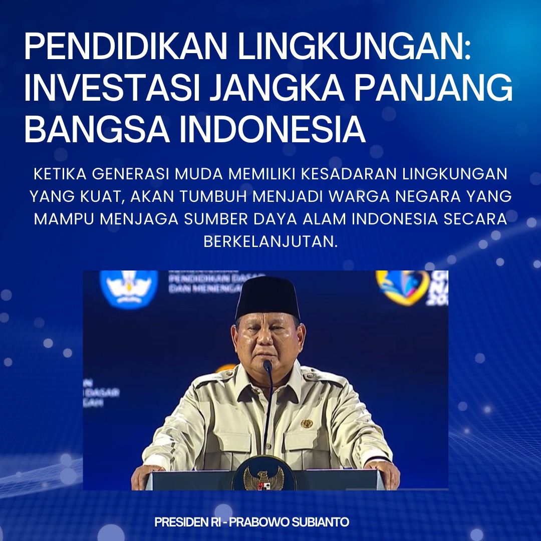 HumasReceh's tweet image. Generasi muda yang peka lingkungan akan tumbuh memahami cara menjaga sumber daya Indonesia secara berkelanjutan. Dengan #PendidikanLingkungan sejak dini, mereka belajar bahwa merawat sungai, pohon, dan ekosistem adalah tanggung jawab bersama.
