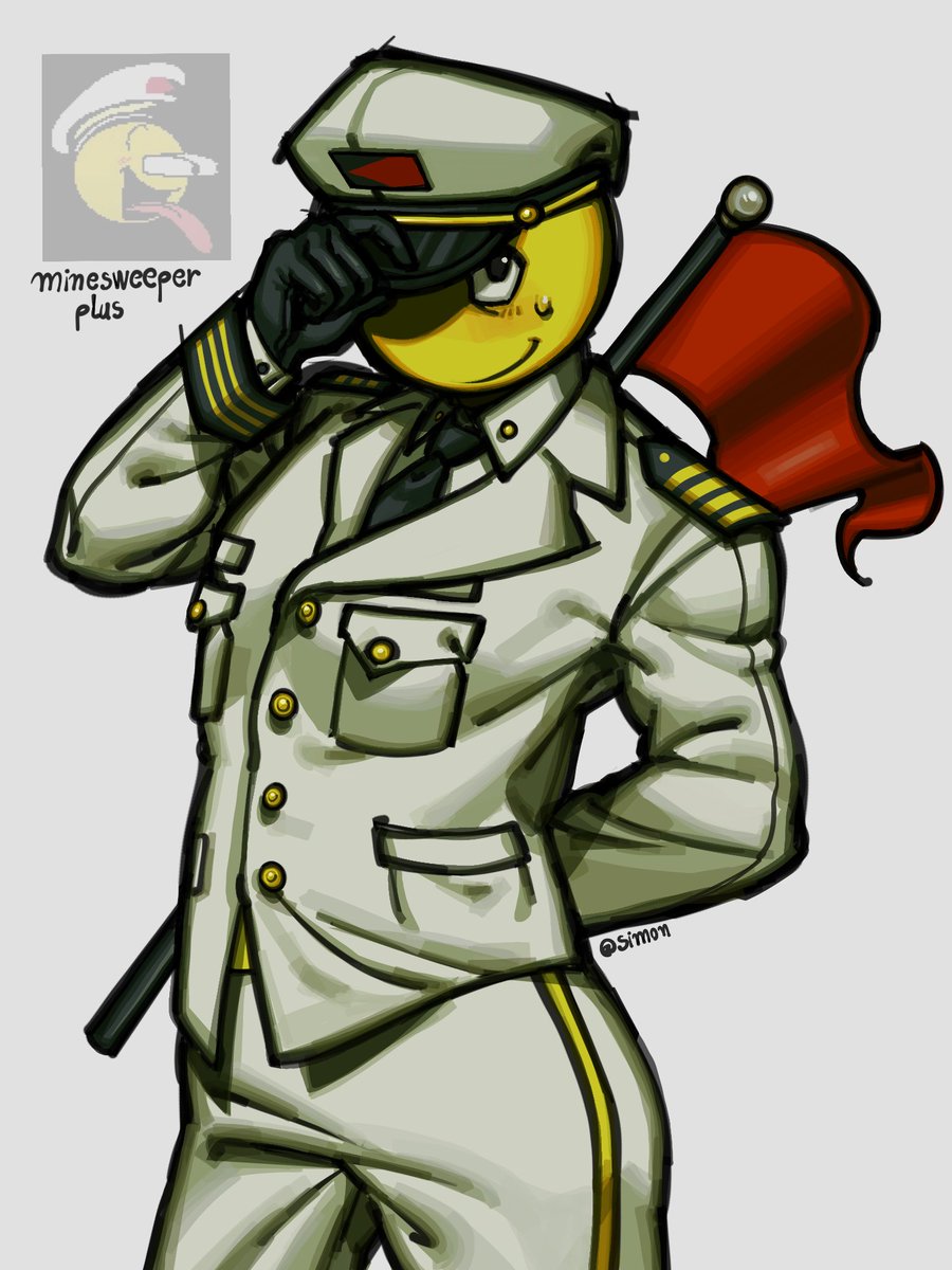 Simon28_07's tweet image. I drew this guy...for fun👀
#minesweeperplus #art