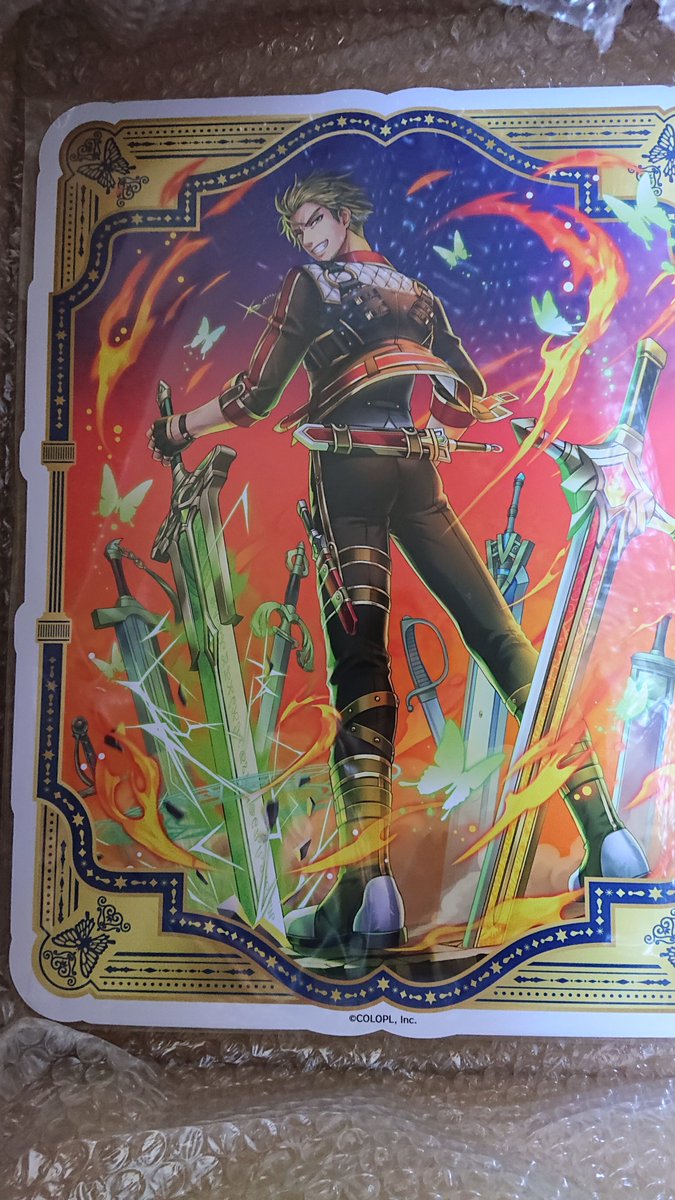 NEKO3_0101's tweet image. にゃ～～～～！！A3パネルありがとうございます‼️
ゼラードさんかっこいい✨お父さんの背中大きい✨✨

大阪でカフェを！しかも京阪構内店のオープン初日にメアレスカフェを開催していただいて本当に嬉しかったです(*´ω｀*)
またコラボお願いしますm(_ _)m

#黒ウィズ
#プリンセスカフェ