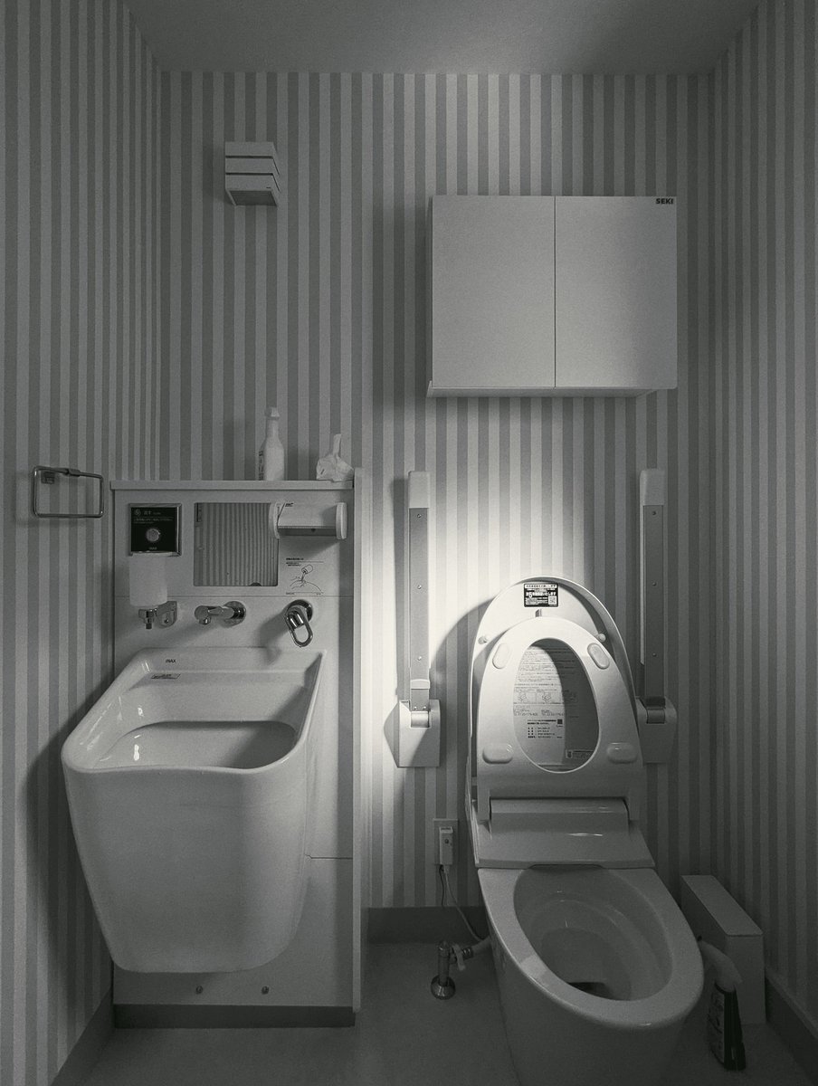 とある個人経営の飲食店。
手洗いとオストメイトを兼用する運用をしていた。いいよね！こういうの！！