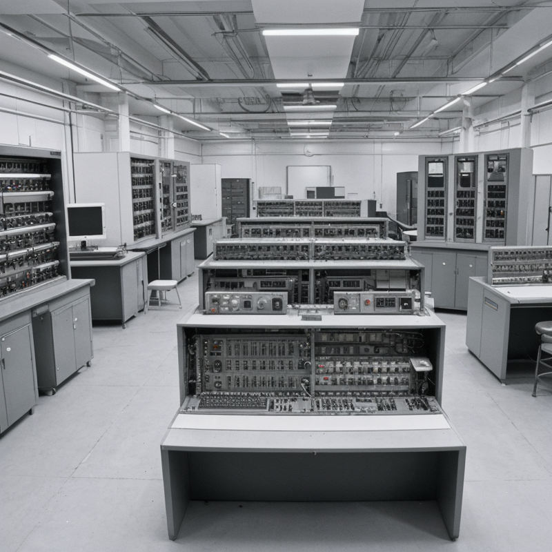 cpuinfocouk's tweet image. The KDF9, an early British 48-bit computer designed by English Electric, began service in 1964 and was notably decommissioned in 1980 at the National Physical Laboratory. #CPUPower #TechDrop #HardcoreHardware