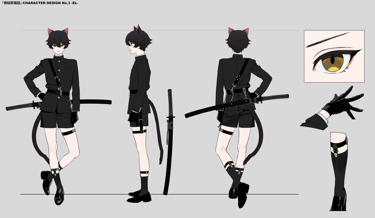 オリキャラ(風貴) オリジナルキャラクター設定画