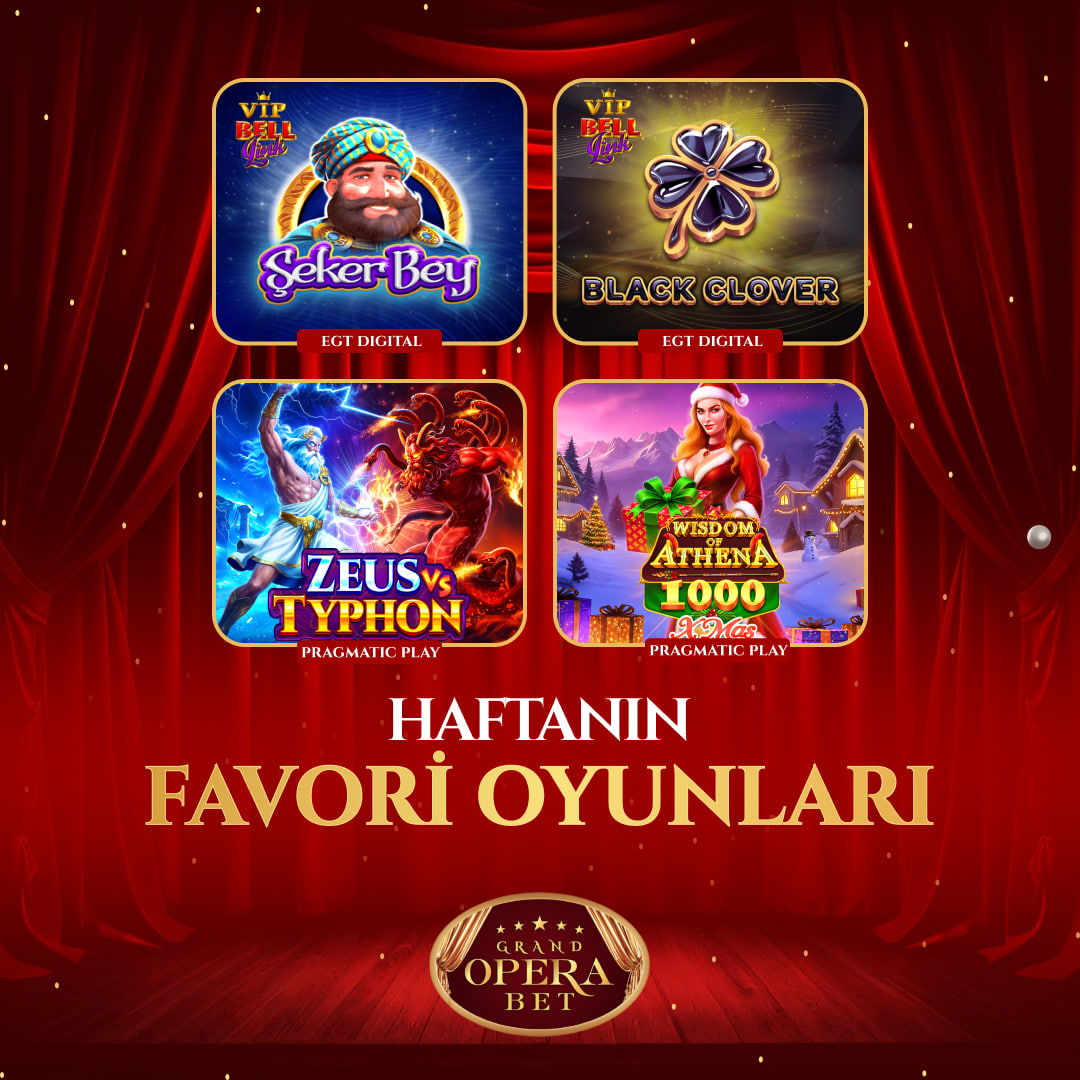 🎰 Grand Opera Bet'te Haftanın Favori Oyunları! 🎊

🍭 Şeker Bey
🍀 Black Clover
⚡️ Zeus vs Typhon
⚔️ Wisdom of Athena 1000 Xmas

💎 Kıbrıs’ın en prestijli casinosunda kazanca ortak ol → grandoperabet.link