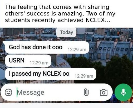 Two of my students smash the hell out of NCLEX.😂

We <a href="/foreignnurseglb/">Foreign Nurse Global</a> keep to our promise of helping you live that  American 🇺🇸 dream.

You're next to testify!!!!

#NCLEX #nclex #nclexrn