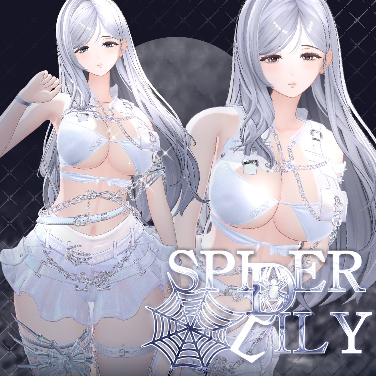 __HA_ANG__'s tweet image. 🎁 RT + FOLLOW 1名様プレゼント！🎁

＼💥50% Sale💥／

🕷 SPIDER LILY🕸
kwakka.booth.pm/items/5736019

SPIDER LILYをリニューアル、ミルティナに対応しました！
(現在ミルティナのみリニューアルされました。)

SPIDER LILY를 리뉴얼, 밀티나 대응!
(현재 밀티나만 리뉴얼 되었습니다.)