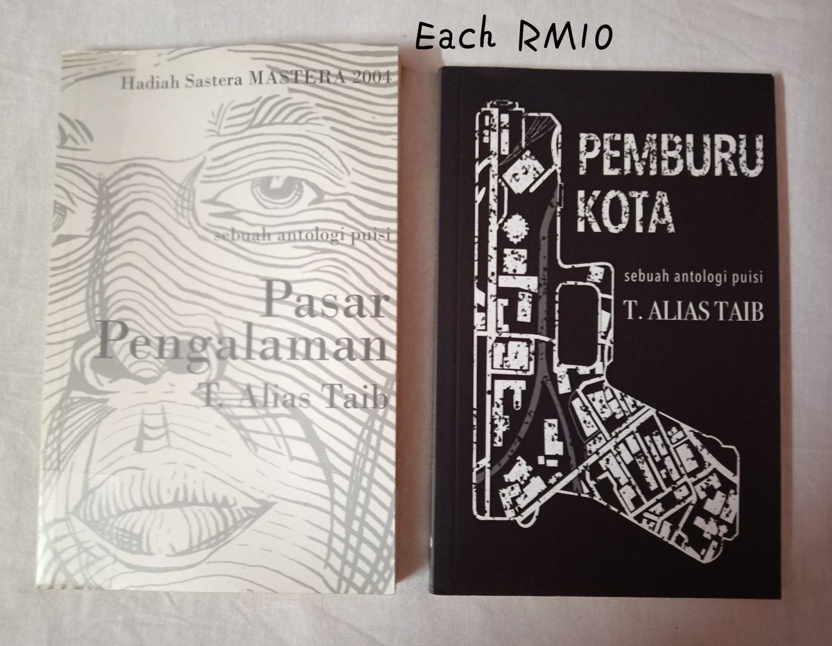 Hanzjam's tweet image. 📚Jualan Buku2 PUISI pernah sayang📚

Majoriti dah berbalut plastik.
Harga boleh tengok setiap gambar.
Tidak termasuk kos pos.
DM kalau mahu. No booking, please.
Mohon REPOST kawan2 🙏🏻
TIA 🫰🏻