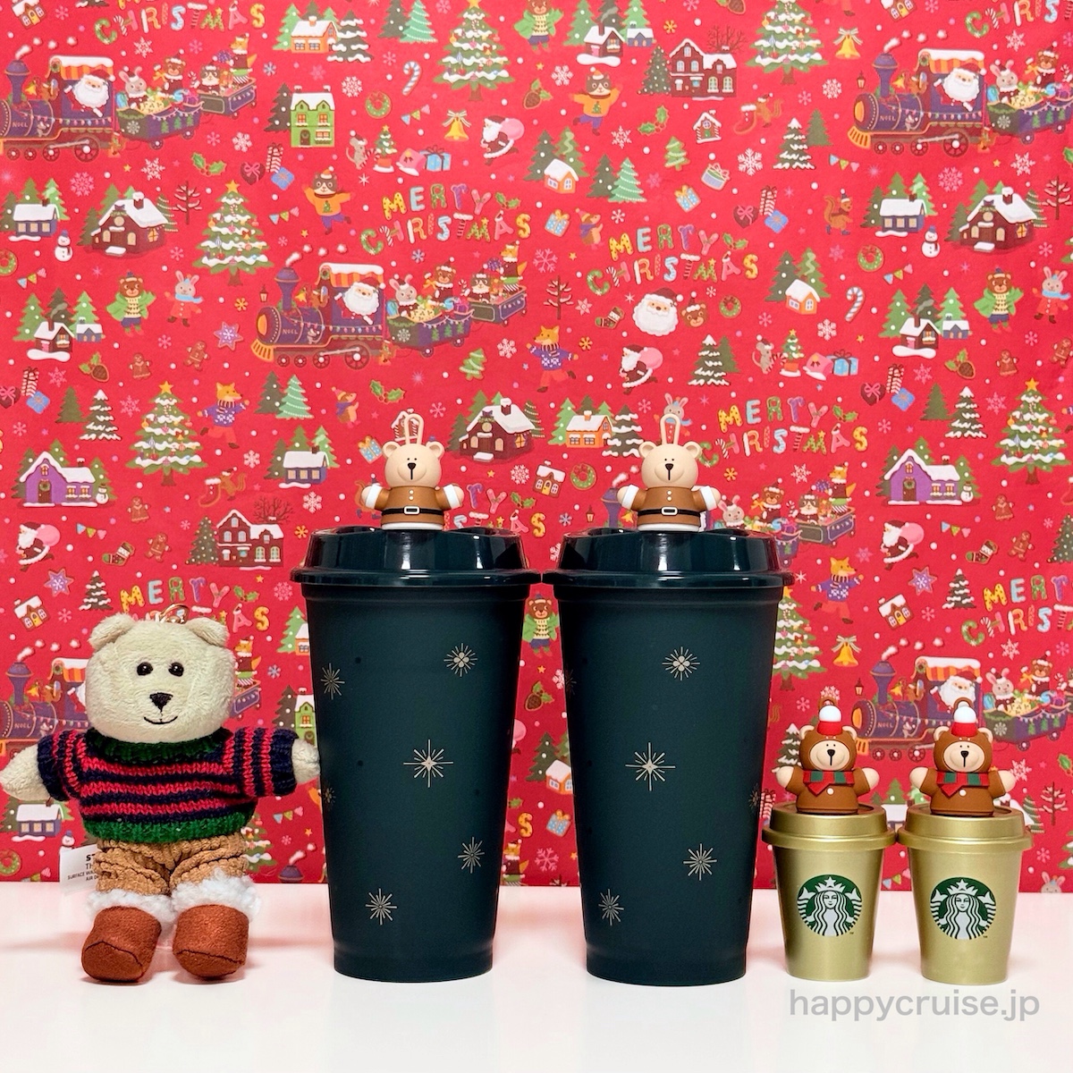スタバホリデー第2弾🎄／ リユーザブルカップが大人可愛い💝 シックな