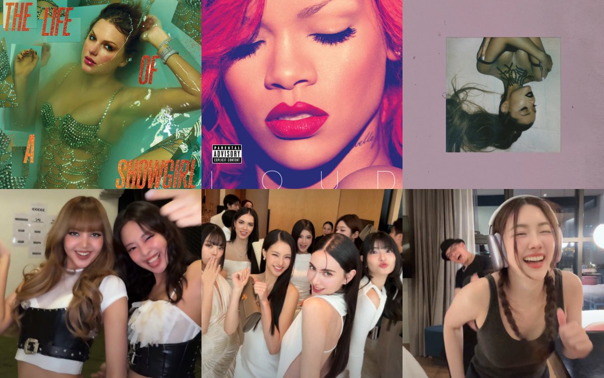 chokweekly's tweet image. #TaylorSwift, #ArianaGrande, #Rihanna, #NickiMinaj, #4NonBlonde, #Silentó ส่งเพลงฮิตไวรัลทั่วโซเชียล คนดังทำคลิปเพียบ นาทีนี้ไม่ฟังไม่ได้แล้ว

chokweekly.blogspot.com/2025/11/taylor…