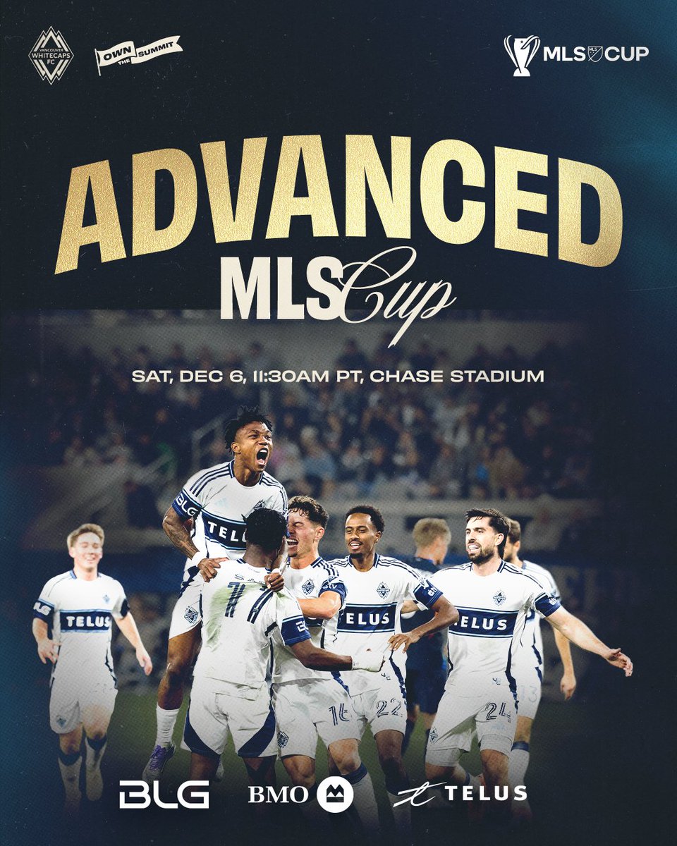 FOR THE FIRST TIME EVER, YOUR WESTERN CONFERENCE CHAMPS ARE HEADED TO THE MLS CUP FINAL!! 🤩

#VWFC | #OwnTheSummit