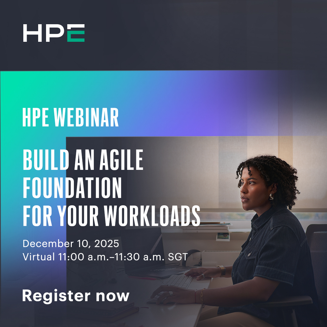 HPE_APAC's tweet image. Tune in to HPE’s virtual webinar to learn how a unified, software-defined platform can power it all: bare metal, VMs, cloud-native containers, and AI/ML workloads. Register now: hpe.to/60147mcU2