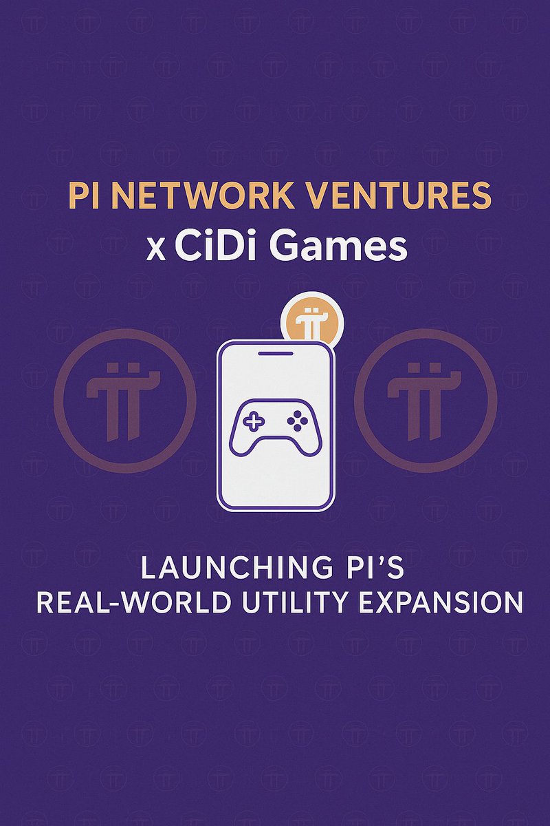 applekhankorea's tweet image. Strategic Foresight Analysis :::
Pi–CiDi Partnership: The First Operational Phase of Pi’s Real-World Utility Expansion

[[[ From Community Growth to Industrial Integration: Pi Network Enters Phase 2 ]]]
[[[ Gaming as the Launchpad for Pi’s Global Utility Cycle ]]]
[[[ Real Web3…