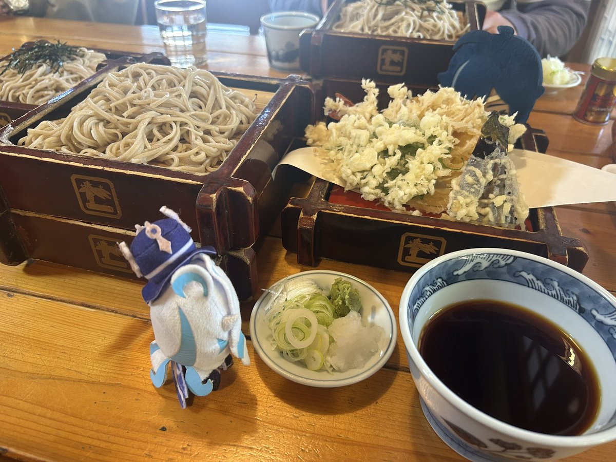 miya1567's tweet image. 信州そば、美味しかった🌸