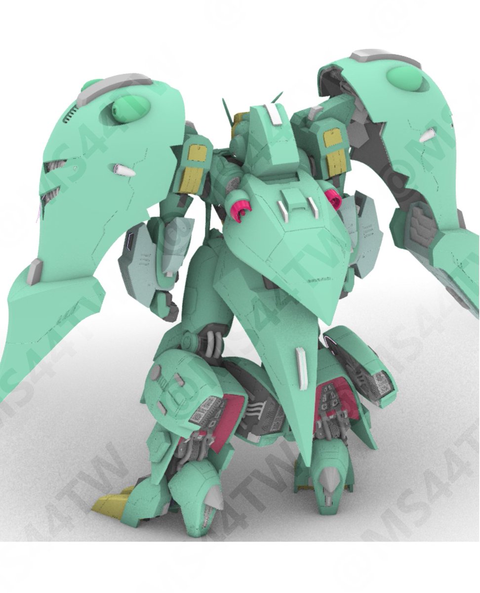 【専用】グェングァンカン様 ① クィンマンサ #3Dmodeling #ガンプラ MGレベルのクィンマンサを1/144で