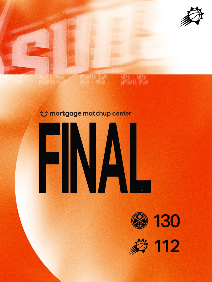 Tonight's final.

@match_mortgage | #SunsUp 