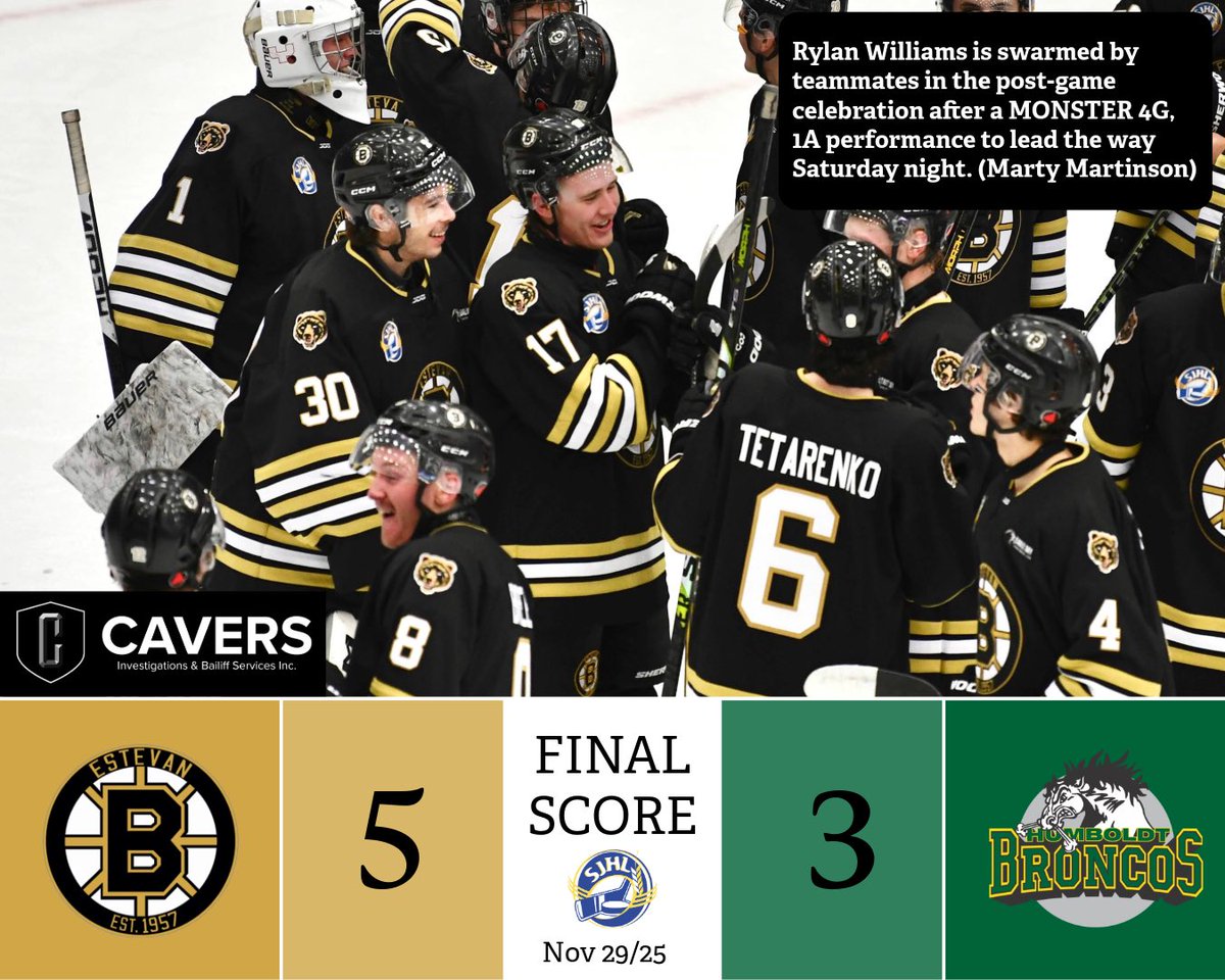 Eagle Sky Estevan Bruins tweet media