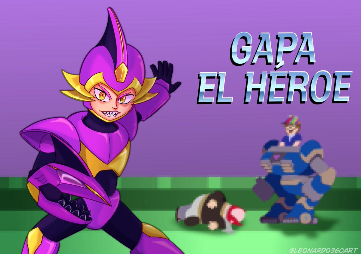 aquí mi participación para el concurso de #Gapaverso.
vasado en Megaman x.