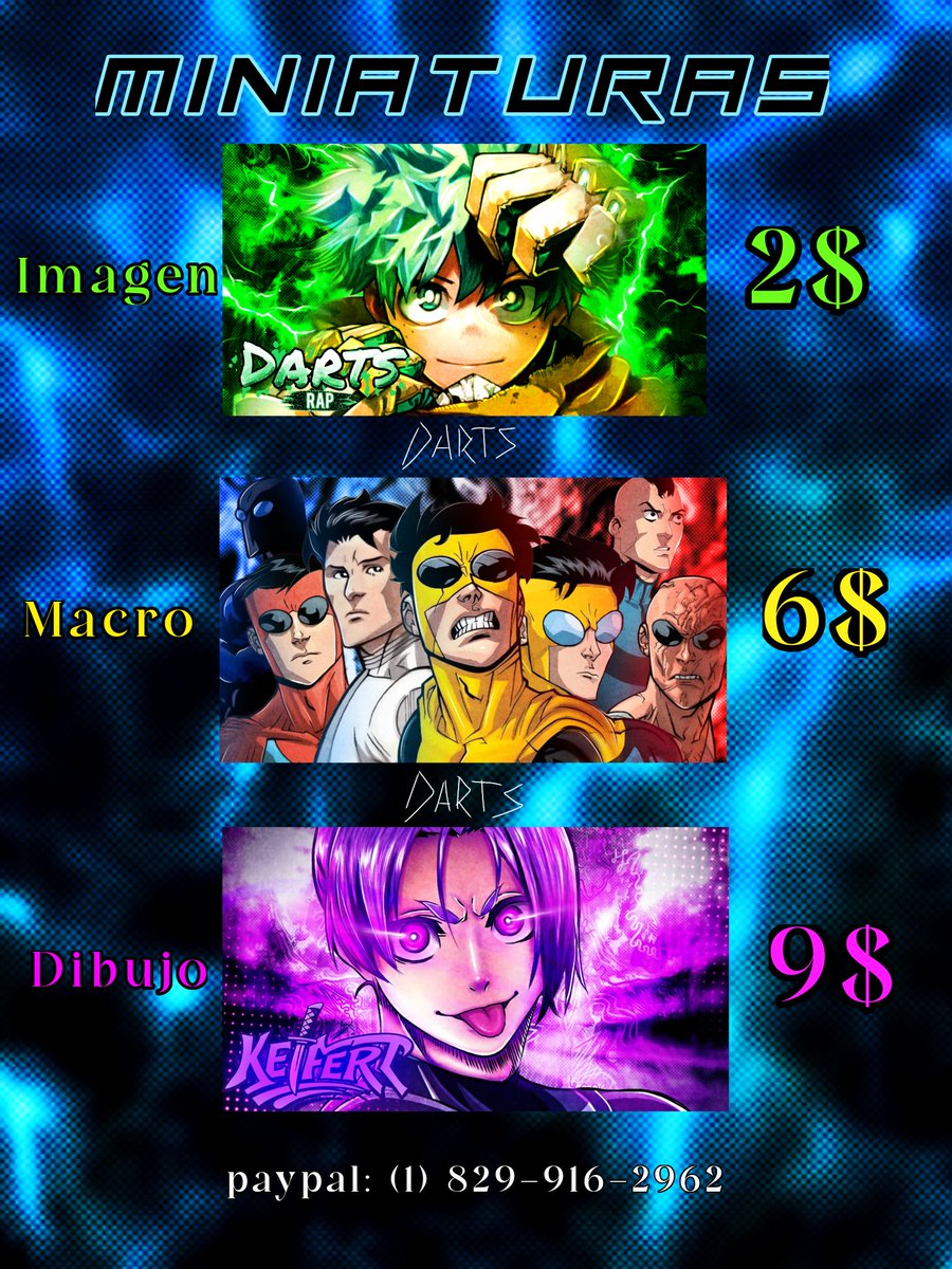 ✨️COMISIONES✨️ (el precio varia dependiendo de la dificultad y cantidad de personajes)