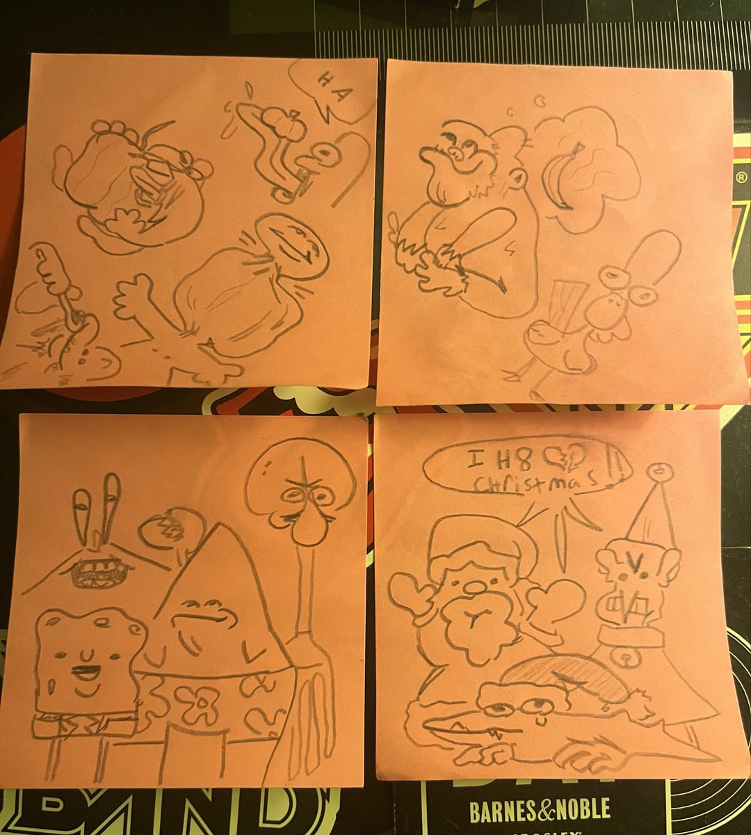 PaperSamurai_'s tweet image. Bored outa my mind at thanksgiving so i doodled