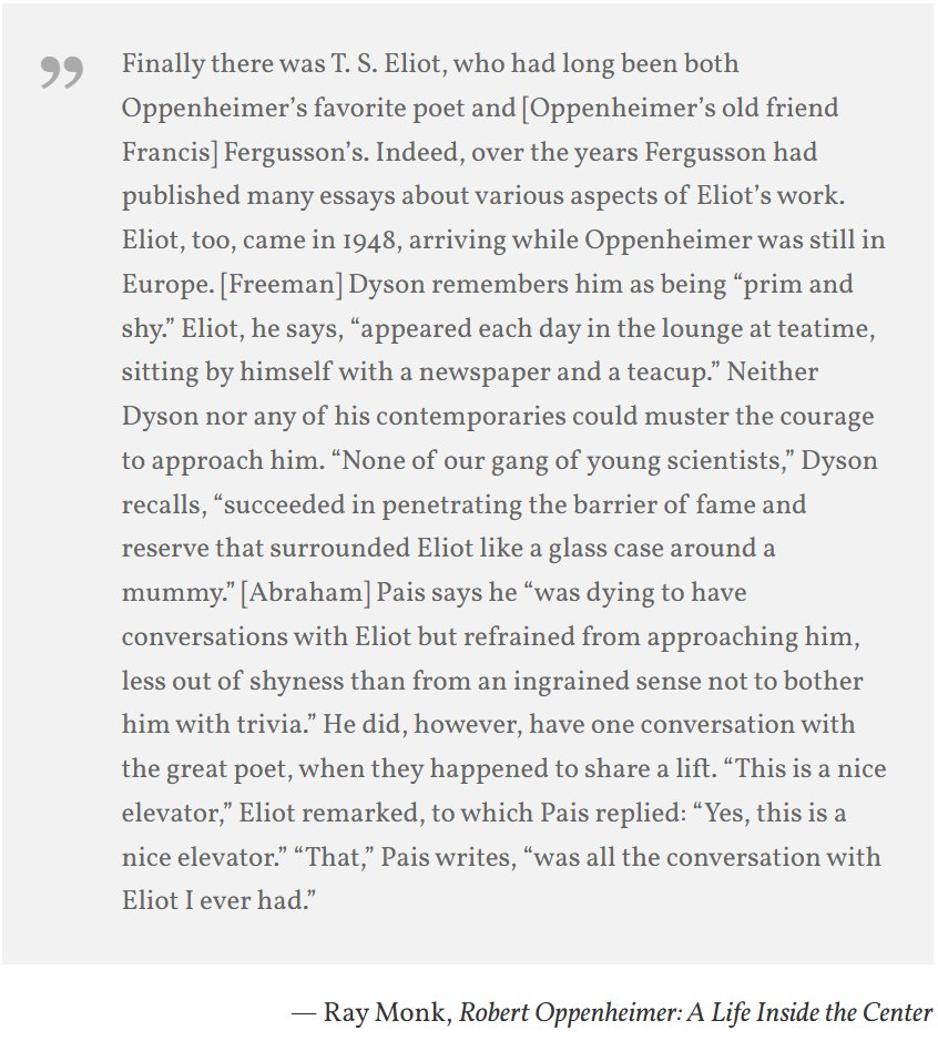 <a href="/ArmandDAngour/">Armand D'Angour</a> It seems Eliot was often having awkward and semi-star-struck encounters that grope at yet fail to effect perfect enlightenment
x.com/ArmandDAngour/…