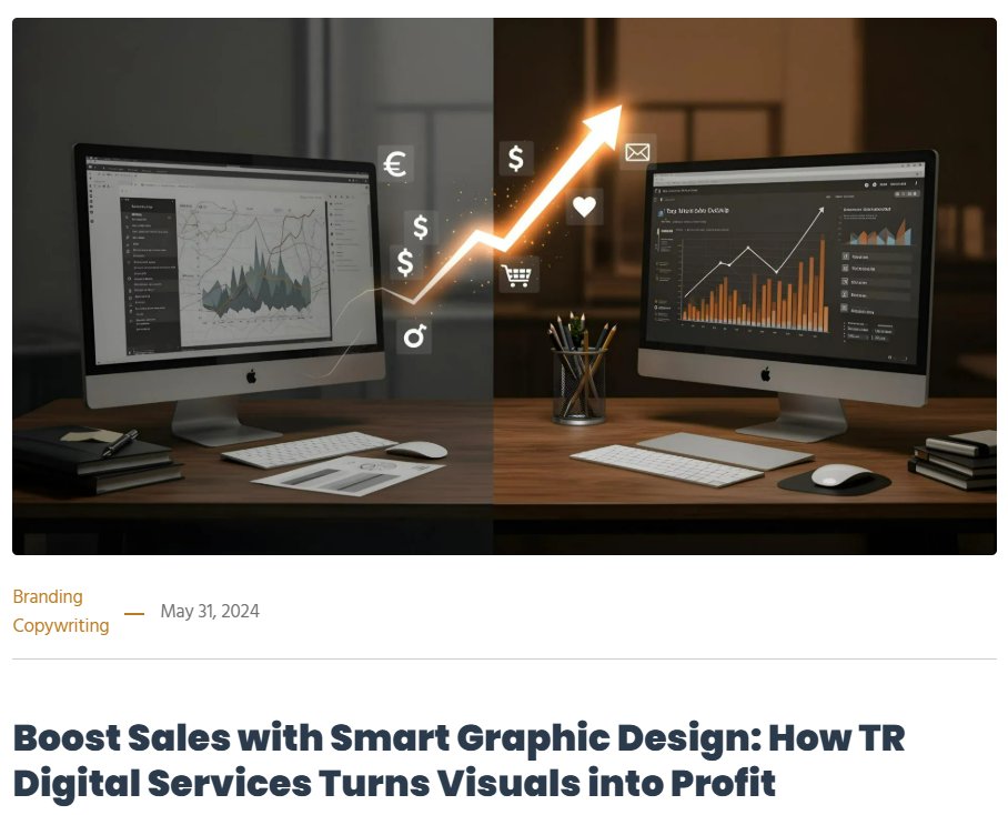 TRDigitalSrvcs's tweet photo. Great design isn’t an expense — it’s a revenue engine. 🚀
We break down how smart visuals can boost trust, engagement, and SALES.

Read the full post 👇
 https://t.co/kcgk66ThdG

#GraphicDesign #Branding #BusinessGrowth #TRDigitalServices https://t.co/im8kO0tRT8