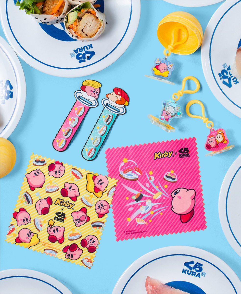 くら寿司カービィ まずは日本からやろがい（笑） イヤホン巻き巻きする