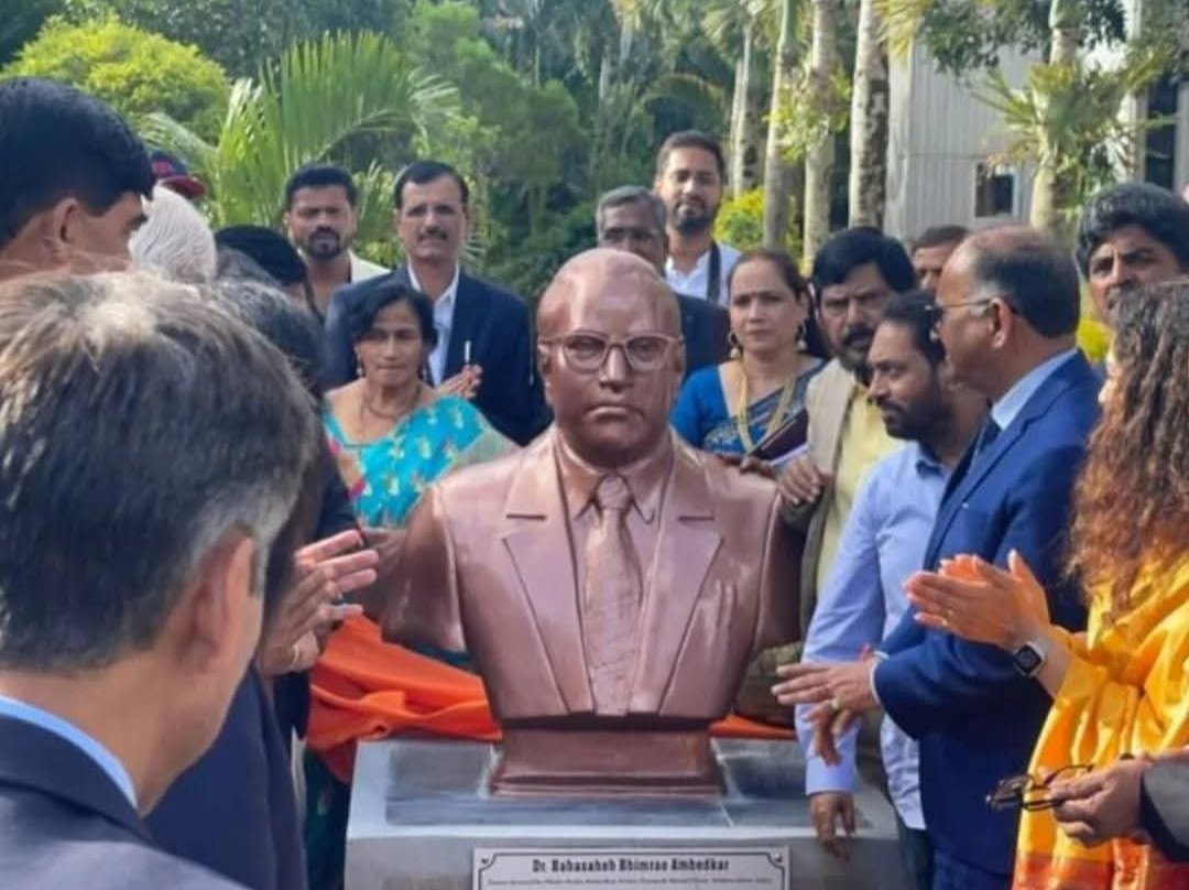 ambedkariteIND's tweet image. Babasaheb Ambedkar at Moka University Mauritius, Jai Bhim ✊🏾