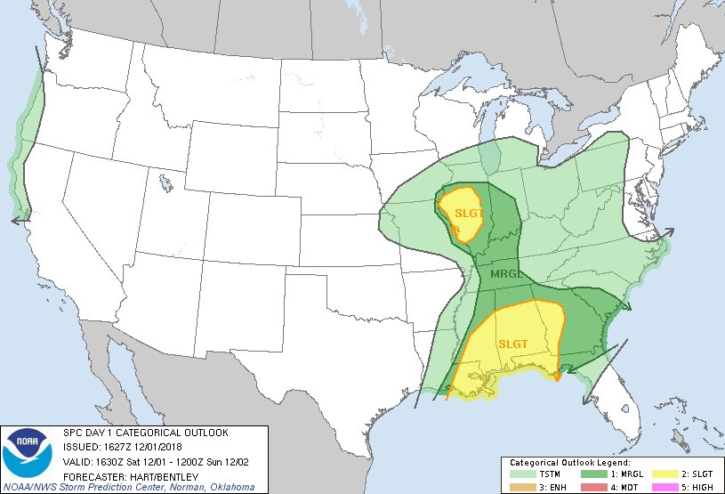 weather_history's tweet image. December 1, 2018:

Illinois experienced its largest December outbreak. 29 tornadoes, four of which were significant (EF2+), impacted the western &amp;amp; central parts of the state. A half-mile-wide EF3 damaged/destroyed over 500 homes in Taylorville. 22 people were injured.

#wxhistory