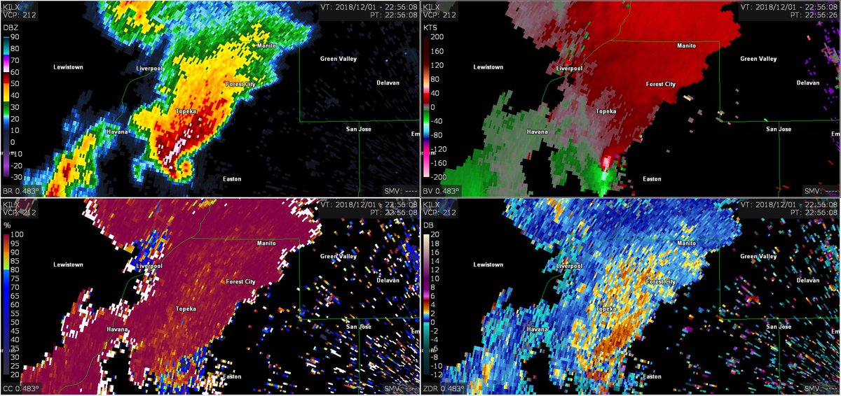weather_history's tweet image. December 1, 2018:

Illinois experienced its largest December outbreak. 29 tornadoes, four of which were significant (EF2+), impacted the western &amp;amp; central parts of the state. A half-mile-wide EF3 damaged/destroyed over 500 homes in Taylorville. 22 people were injured.

#wxhistory