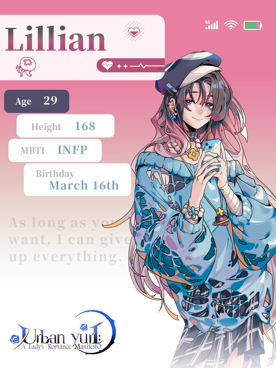 UrbanYuriALRM's tweet image. 🌸Lillian🌸
A mysterious jellyfish in your friends list — soft, gentle, always just out of reach🪼
She hides her feelings behind a gentle smile, waiting for the one who truly sees her✨

#visualnovels #yurigame #IndieGameDev #百合 #UrbanYuriALRM