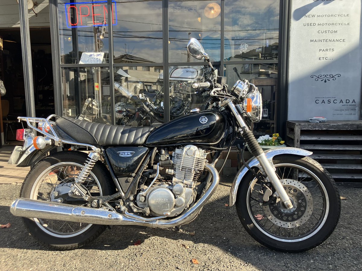 オイル交換・ブレーキ廻りの点検、ありがとうございました🙇‍♂️
#sr400 #sr女子 #カスカーダ #北九州 #motul #デイトナ